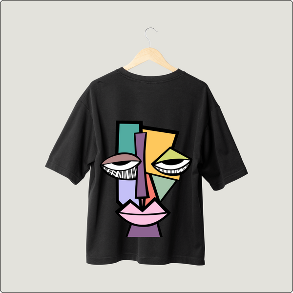 Basquiat-Inspired Graphic Oversized Tee