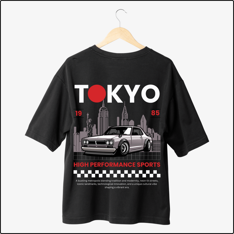 Tokyo 1985 Oversized T-Shirts – Retro Japanese Streetwear