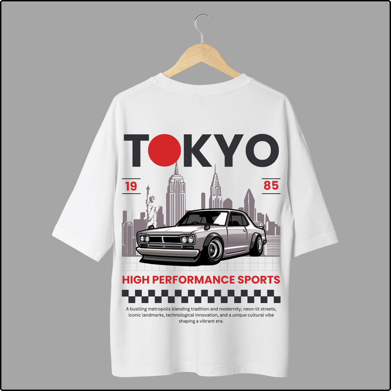 Tokyo 1985 Oversized T-Shirts – Retro Japanese Streetwear