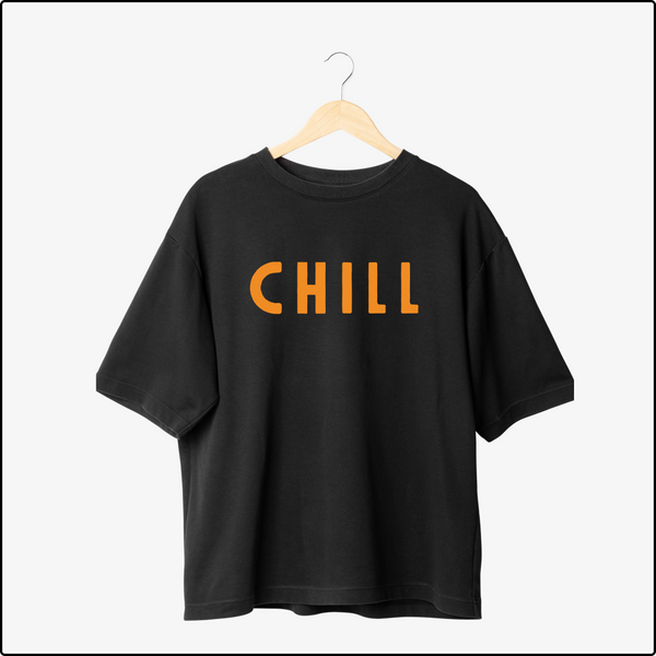 Rise & Shine Chill Skeleton Surfboard Oversized Tshirt