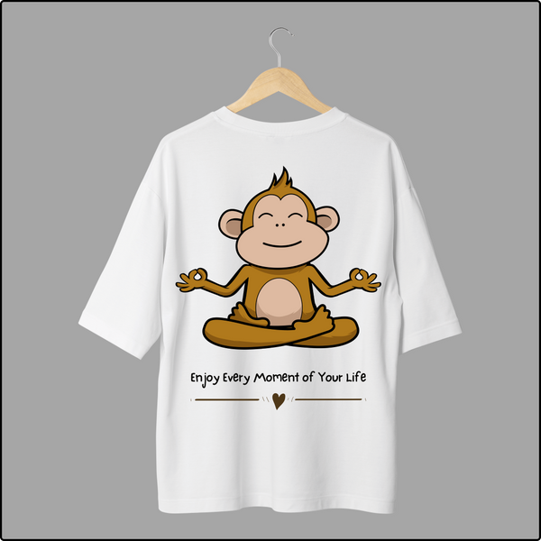 Enjoy Every Moment Oversized T-Shirts – Inspirational & Positive Vibes Tees