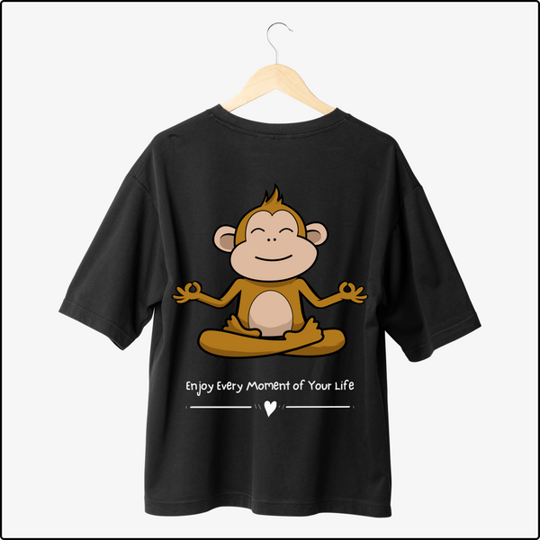 Enjoy Every Moment Oversized T-Shirts – Inspirational & Positive Vibes Tees