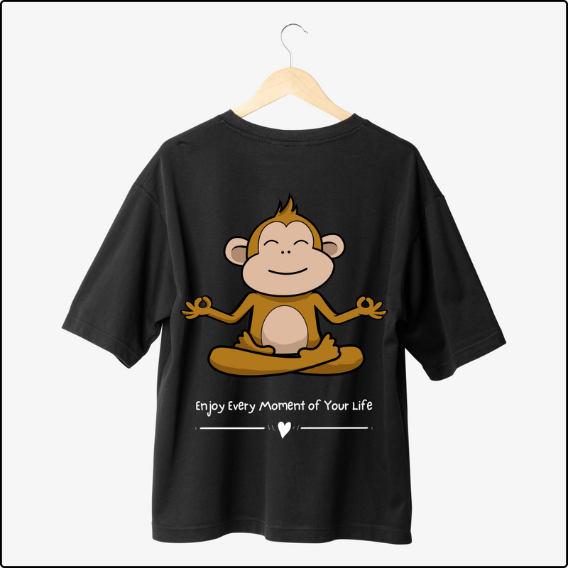 Enjoy Every Moment Oversized T-Shirts – Inspirational & Positive Vibes Tees
