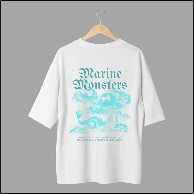 Marine Monsters Oversized T-Shirts – Fierce & Mythical Sea Creature Tees