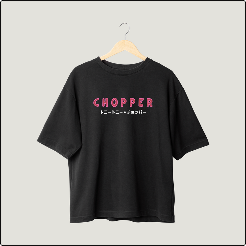 Chopper's Sweet Escape: The Cotton Candy Lover Oversized Tee