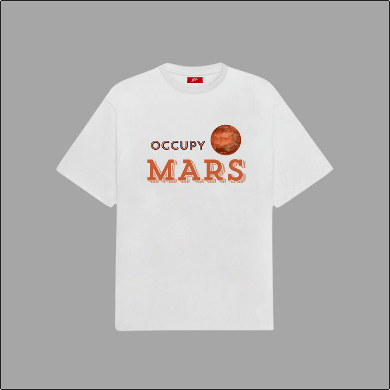 Occupy Mars’ Regular Tee - A Must-Have for Space Lovers.