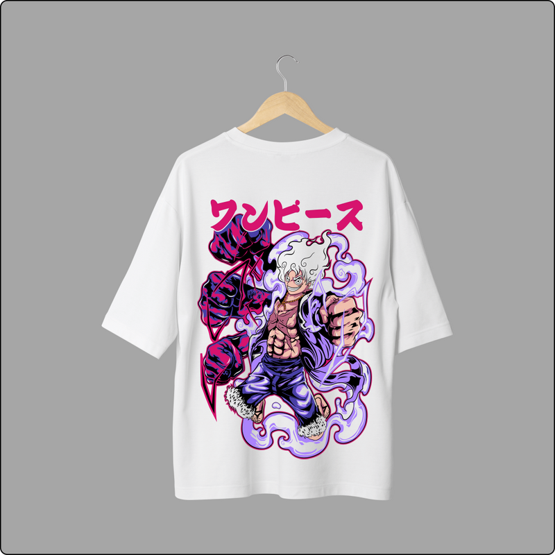 Gear 5 Luffy Oversized Tee - Unleash the Pirate King