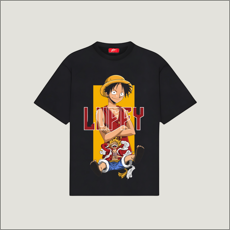 Straw Hat Swagger Regular Tee - Oversized Luffy Edition