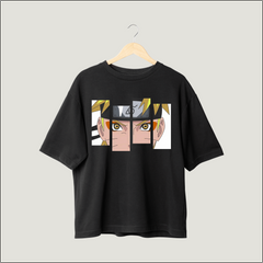 Naruto Expression Mashup Oversized Tee - Oversized and Bold