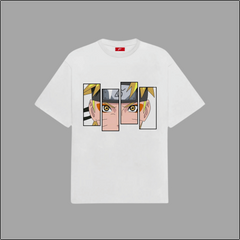 Naruto Expression Mashup Regular Tee - Oversized and Bold
