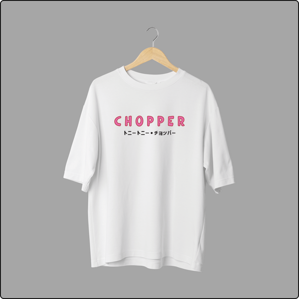 Chopper's Sweet Escape: The Cotton Candy Lover Oversized Tee