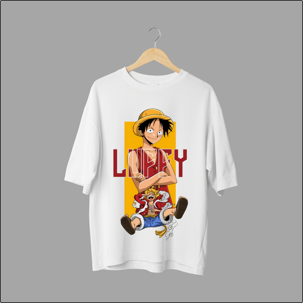 Straw Hat Swagger Oversized Tee - Oversized Luffy Edition
