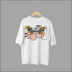 Naruto Expression Mashup Oversized Tee - Oversized and Bold
