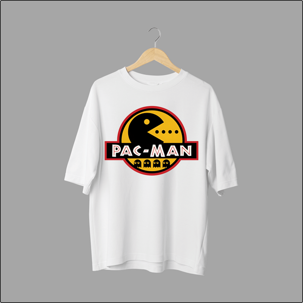 Retro Gamer Oversized Tee - Pac-Man Edition