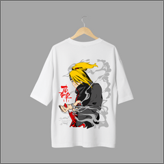 Explosive Art Oversized Tee - Deidara’s Canvas Unleashed