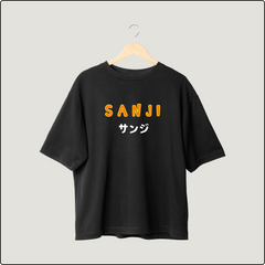 Sanji's Wanted The Black-Leg Bounty Oversized Tee