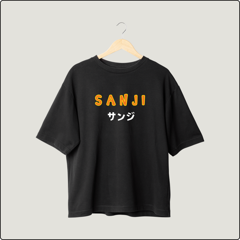 Sanji's Wanted The Black-Leg Bounty Oversized Tee