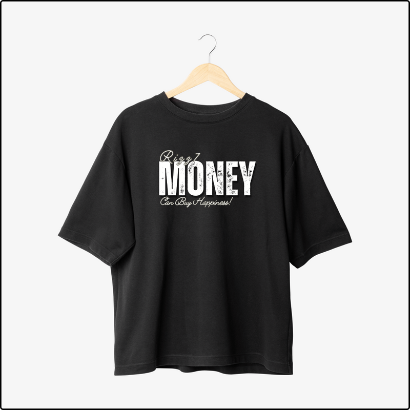 Money Oversized T-Shirts – Hustle, Wealth & Success-Inspired Streetwear