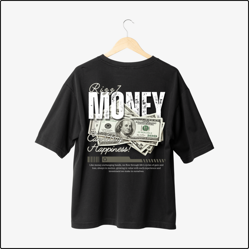 Money Oversized T-Shirts – Hustle, Wealth & Success-Inspired Streetwear
