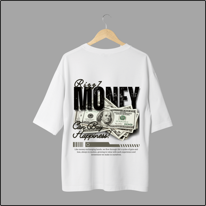 Money Oversized T-Shirts – Hustle, Wealth & Success-Inspired Streetwear