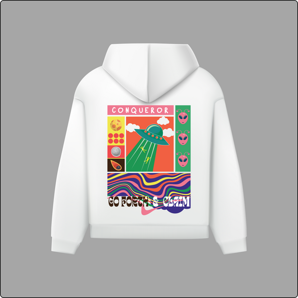 Go Forth & Claim Hoodie – Bold Motivational Adventure Wear