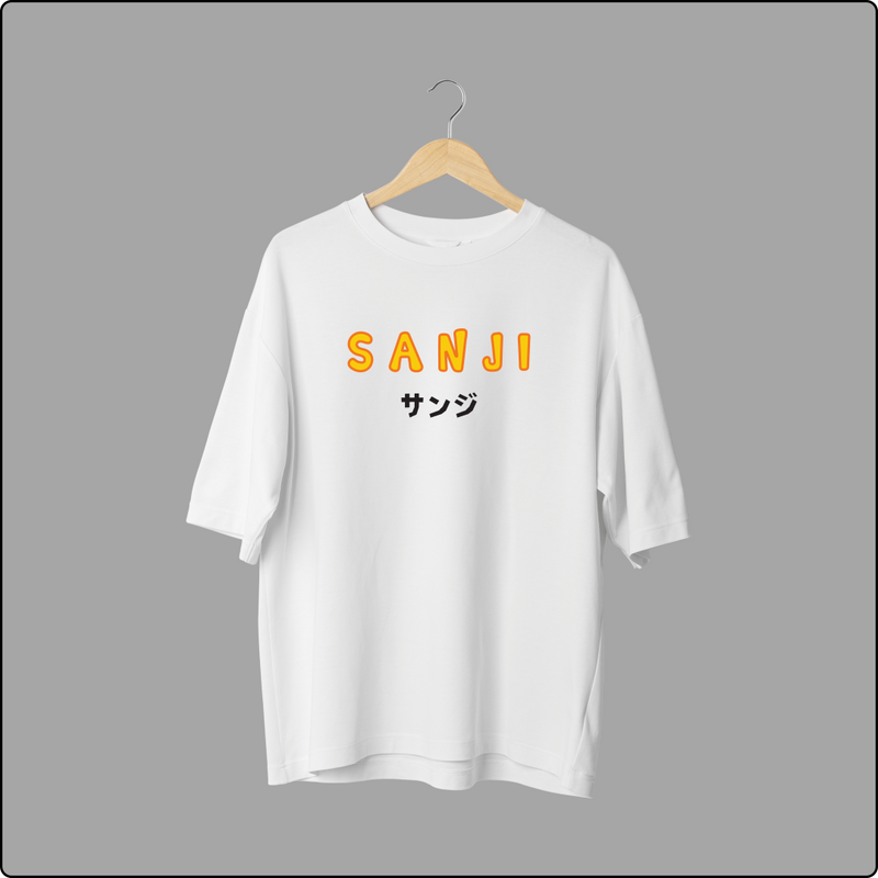 Sanji's Wanted The Black-Leg Bounty Oversized Tee