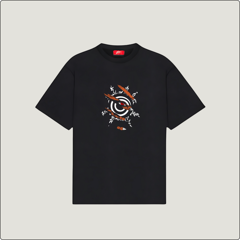Kyubi Fury Regular Tee - Naruto’s Nine-Tails Unleashed