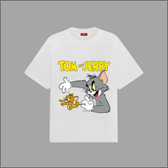 Tom and Jerry Chase Regular Tee - Classic Cartoon Fun