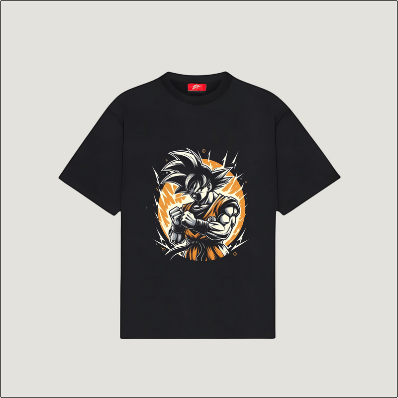 Super Saiyan Swagger Regular Tee - Goku’s Fiery Aura