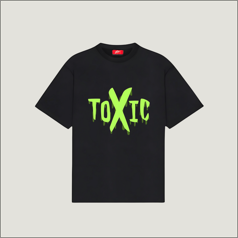 Toxic Trendsetter Oversized Tee - Bold Statement Style
