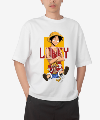 Straw Hat Swagger Tee - Oversized Luffy Edition
