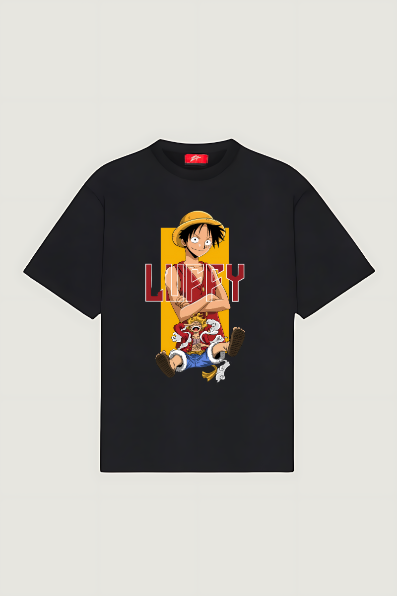 Straw Hat Swagger Tee - Oversized Luffy Edition