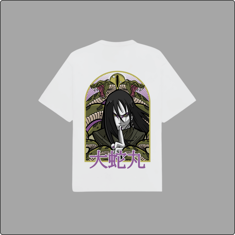 Orochimaru’s Shadow Tee - Ninja Mystique Unveiled