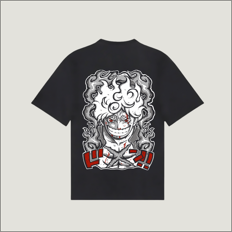 Luffy’s Gear 5 Storm Tee - One Piece Power Unleashed