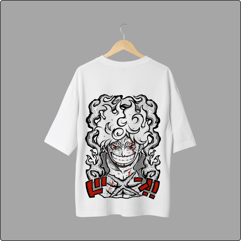 Luffy’s Gear 5 Storm Tee - One Piece Power Unleashed