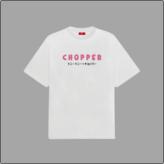 Chopper's Sweet Escape: The Cotton Candy Lover Tee (White)