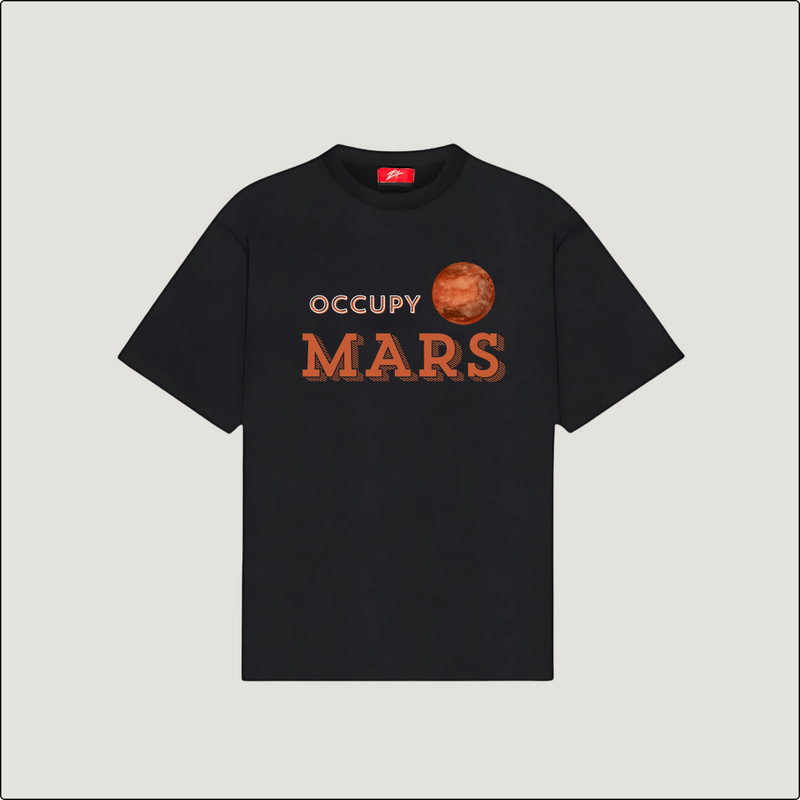 Occupy Mars’ Oversized Tee - A Must-Have for Space Lovers.