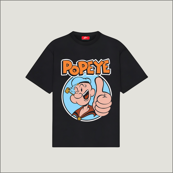 Popeye Power Oversized Tee - Vintage Cool with a Modern Twist