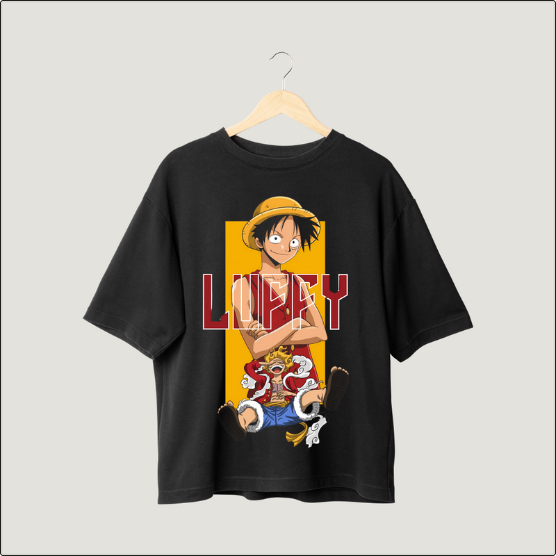 Straw Hat Swagger Tee - Oversized Luffy Edition