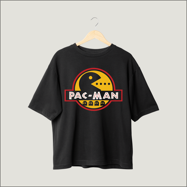 Retro Gamer Oversized Tee - Pac-Man Edition