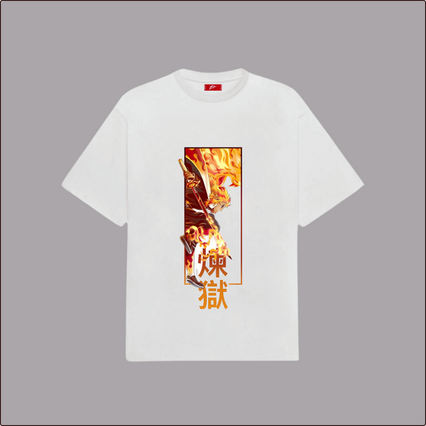 Blaze of Glory Oversized Tee - Unleash Your Inner Fire