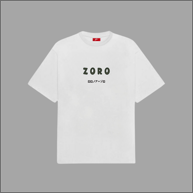 Swordsman's Creed: Zoro's Resolve Tee (White)