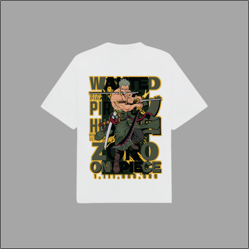 Swordsman's Creed: Zoro's Resolve Tee (White)