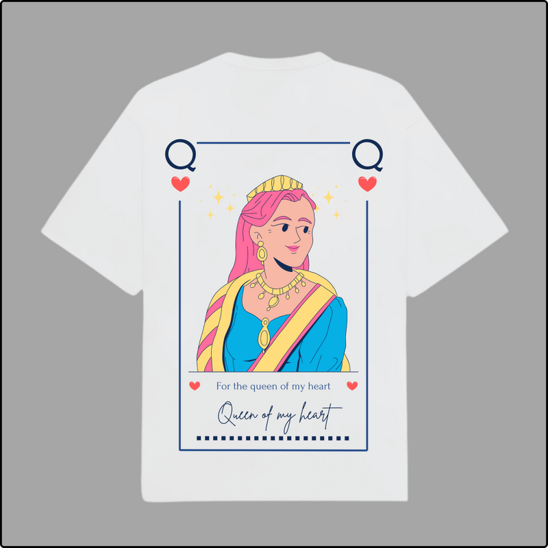 Queen of My Heart T-Shirts – Romantic & Stylish Love Tees