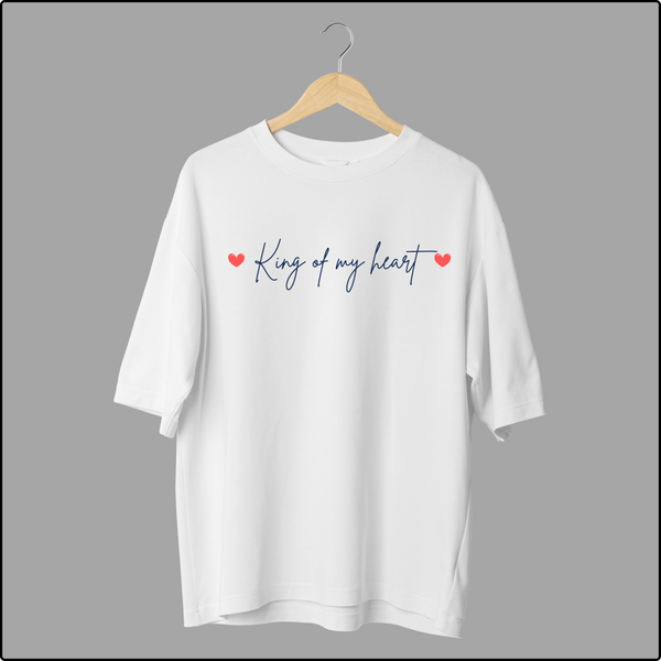 King of My Heart T-Shirts – Stylish & Romantic