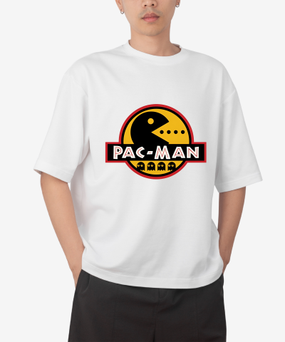 Retro Gamer Oversized Tee - Pac-Man Edition