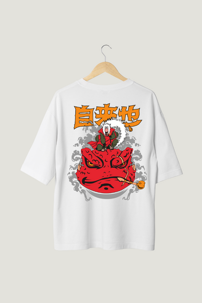 Oversized Round Neck Tshirt "Jiraya Sensei Sage Mode"