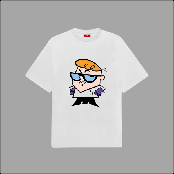 Genius Dexter Lab Tee - Retro Cartoon Style