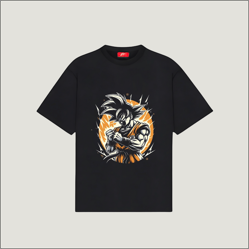 Super Saiyan Swagger Tee - Goku’s Fiery Aura